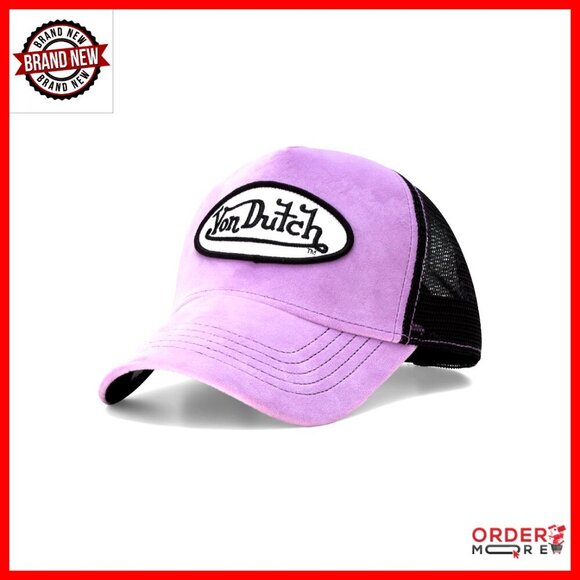 Velvet Trucker Hat Adjustable Snapback Mesh Back Baseball Cap Unisex main image 5